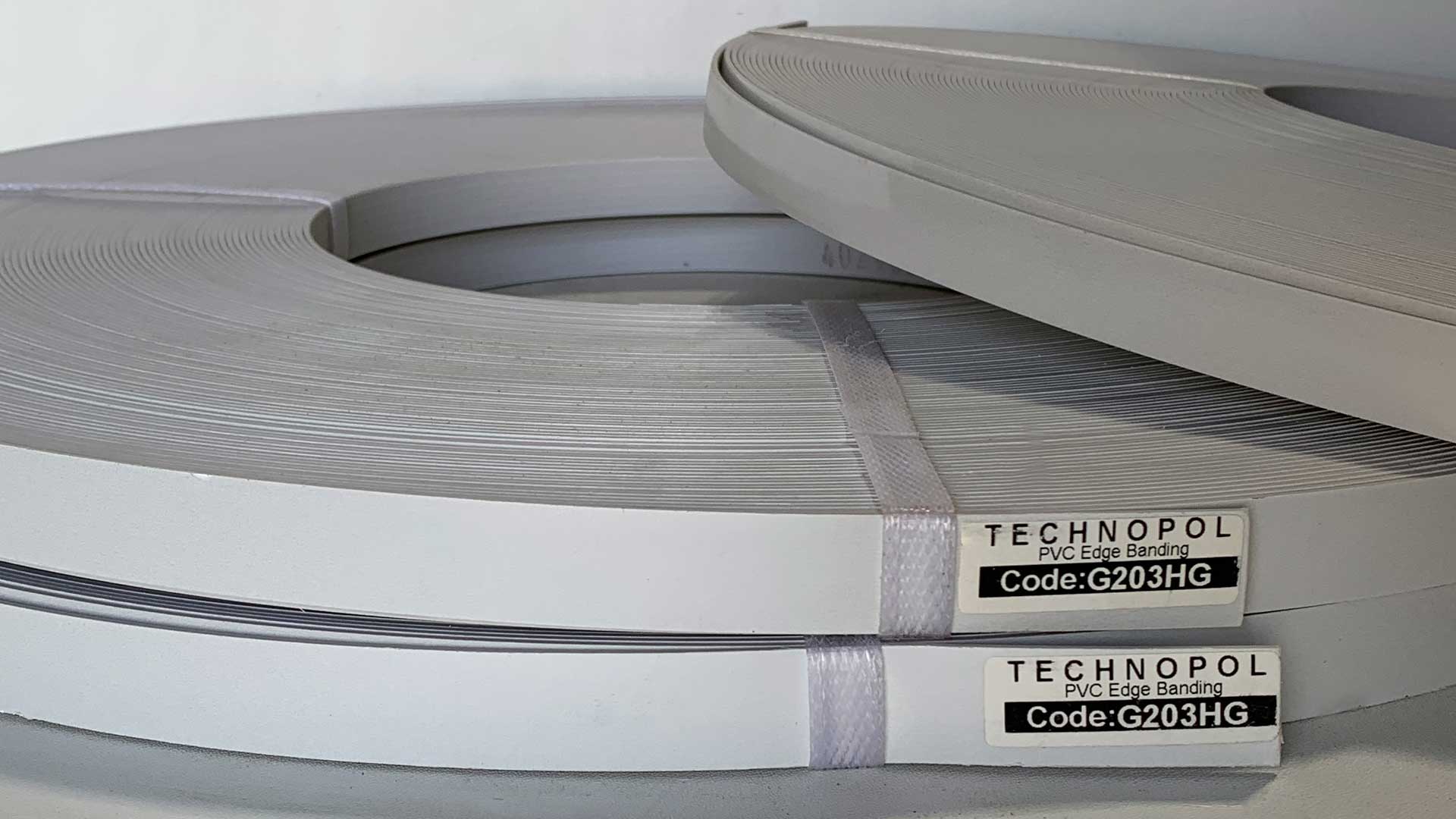 نوار دو میل سفید متالیک تکنوپل