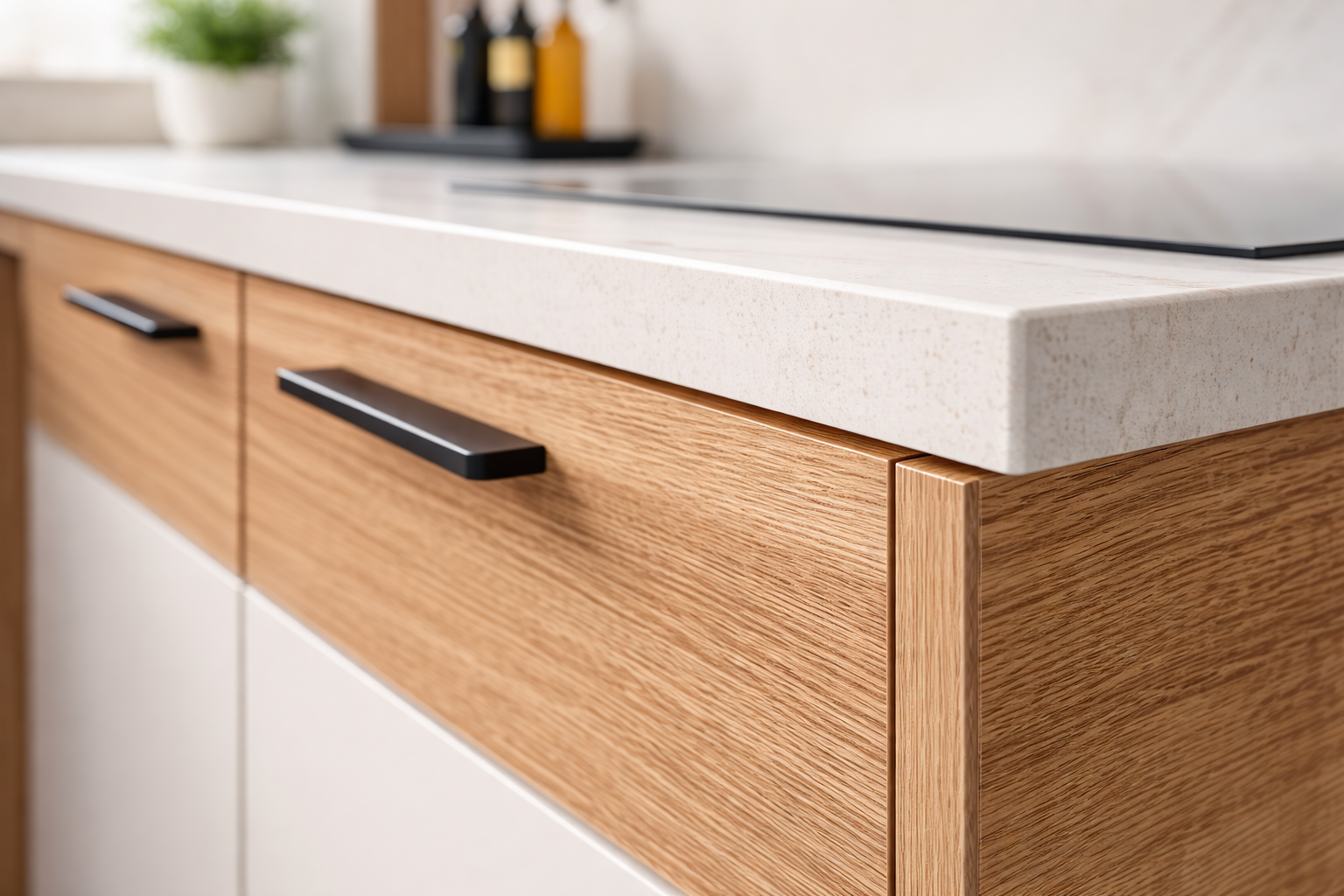 تصویری از نوار کار شده در کابینت