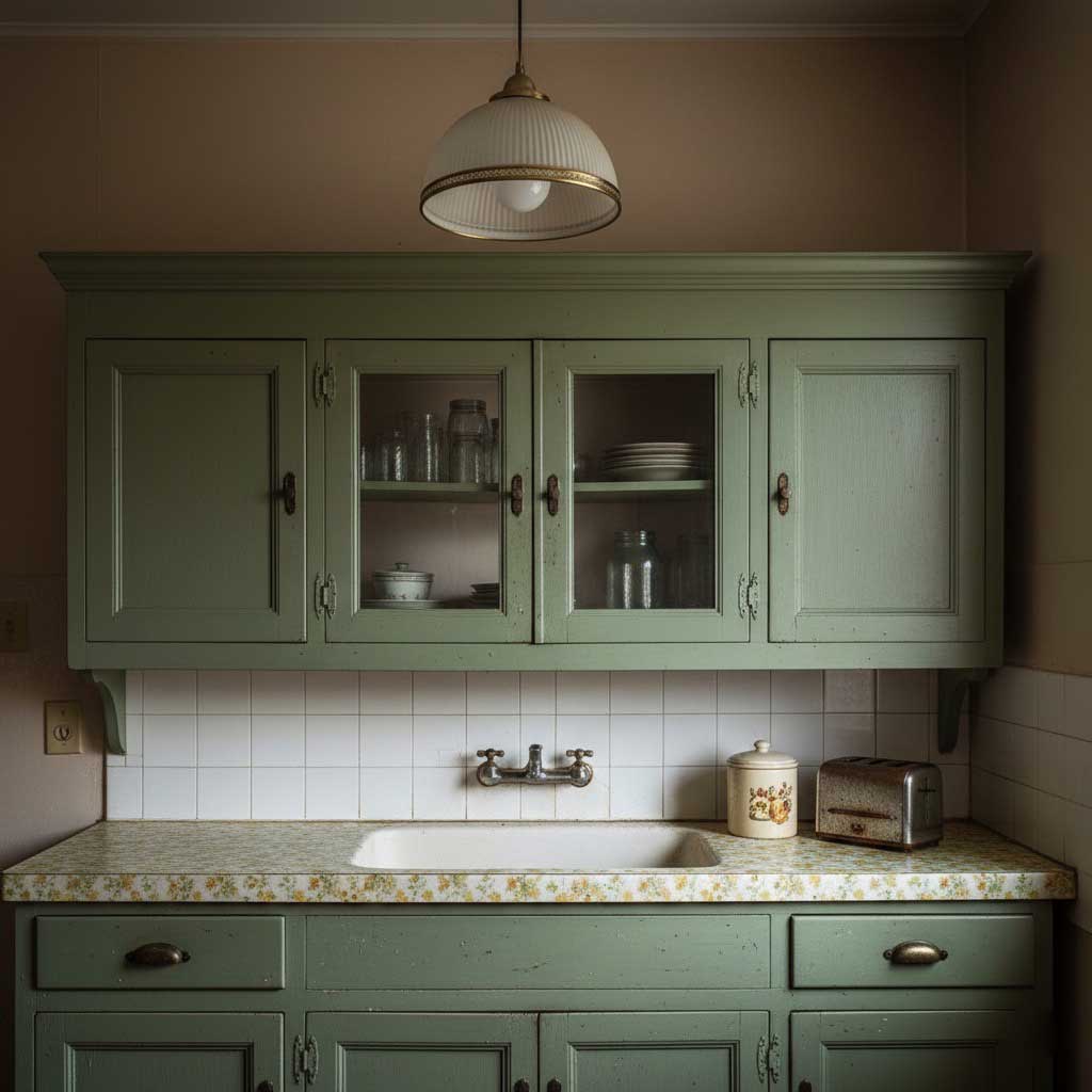 تصویری از کابینت قدیمی